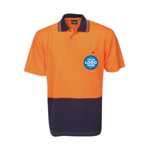 Hi Vis Short Sleeve Polo