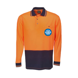 Hi Vis Long Sleeve Polo